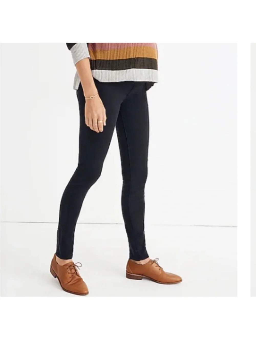 Madewell Maternity Skinny Black Jeans Like New Size 27